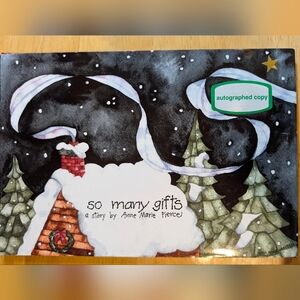 Autographed Vintage 1989 So Many Gifts Storybook Picture Book Xmas Hardcover